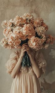 Anonymes Blumenporträt