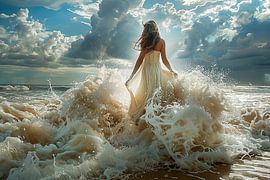 Braut in der Brandung von Egon Zitter