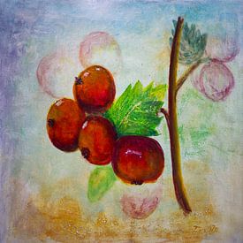 Rode stromen in juni van Iris Holzer Richardson