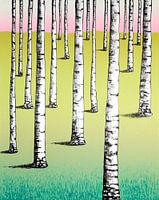 Birke Landschaft