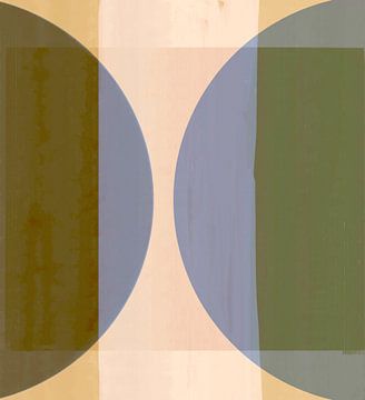 Abstracte Bauhaus-vormen van FRESH Fine Art