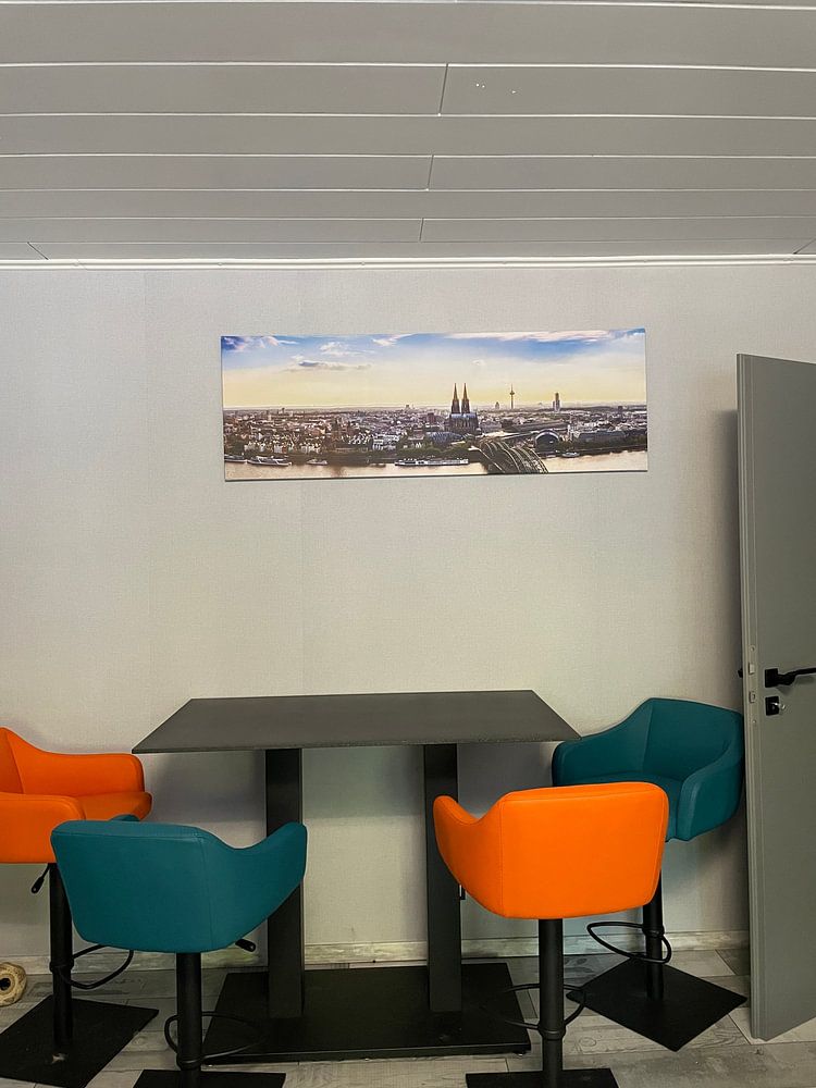 Kölns Skyline an einem schönen Sommerabend  von Günter Albers 