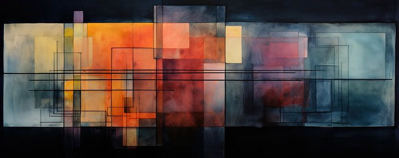 Modern Abstract 11998 van Abstract Schilderij