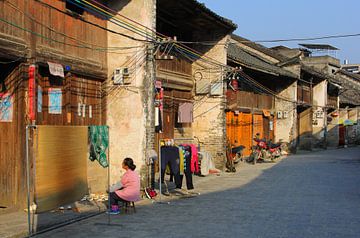 Méditation à Xingping, Chine