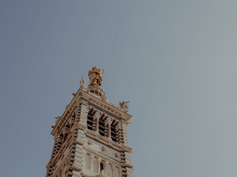 La Bonne Mère | Travel Photography Art Print in the City of Marseille | Cote d'Azur, South of France | ByMinouque by ByMinouque