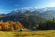 Hiking in Bavaria on the Eckbauer with a view of the Wetterstein mountains by Daniel Pahmeier thumbnail