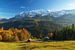 Wandern in Bayern auf dem Eckbauer mit Blick auf das Wettersteingebirge von Daniel Pahmeier