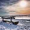 banc dans un paysage enneigé sur picsbyronenvief