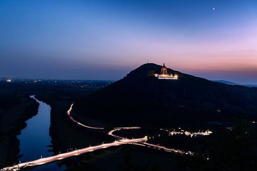Sonnenuntergang Porta Westfalica