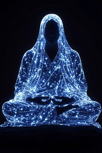 Cosmic meditative figure art by Imperial Art House