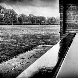 Uitzicht vanuit een stenen dug-out von Han Balk