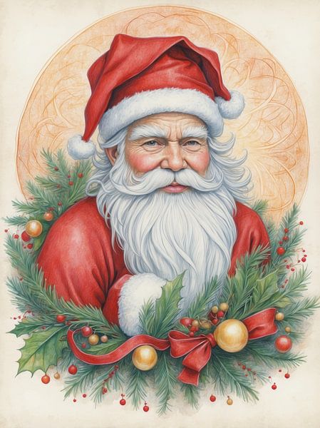 kerstman van hisam colours