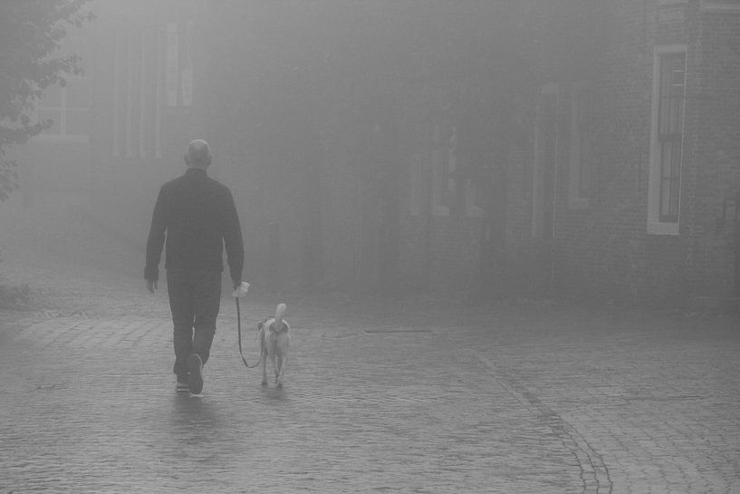 Man in the fog by Charlotte de Boer