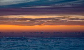 Colorful sunset on the El Teide in Tenerife by jacky weckx