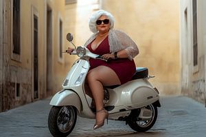 Flotte Oma rockt die italienischen Gassen
