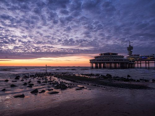 Scheveningen à l'heure bleue sur Kayleigh Heppener