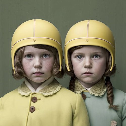 Fine art portret: "Fasten your seatbelt"