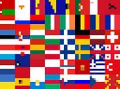 Vlaggen van Europa 3: vereenvoudigd van Frans Blok thumbnail