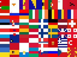 Flags of Europe 3: simplified