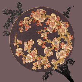 Mond über Japan von Renske F. Schut