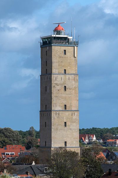 Der historische Leuchtturm Brandaris auf der Watteninsel Terschelling im Norden der Niederlande. Er  von Tonko Oosterink