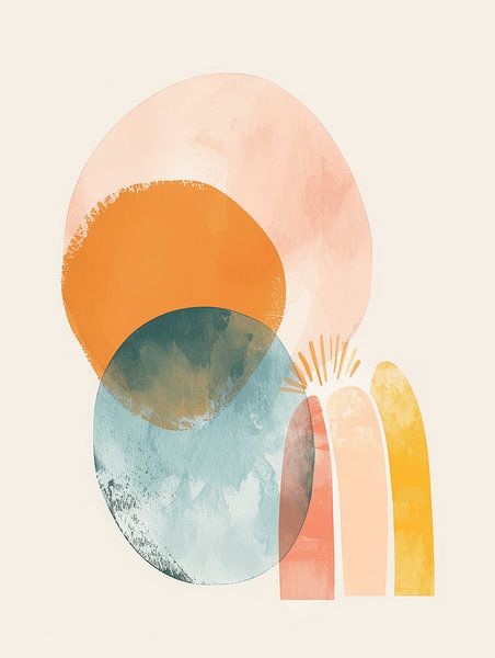 Bohemian, modern and abstract shapes by Studio Allee