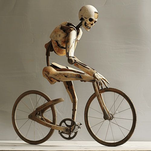 der Körper und das Fahrrad