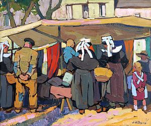 Markt in der Bretagne, Pierre DE BELAY