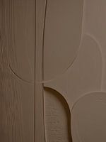 Minimalistische 3D-Kunst - Warm Taupe