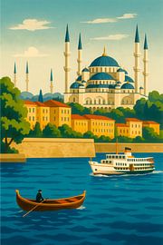 Paysage de rêve d'Istanbul sur Taudalpoi