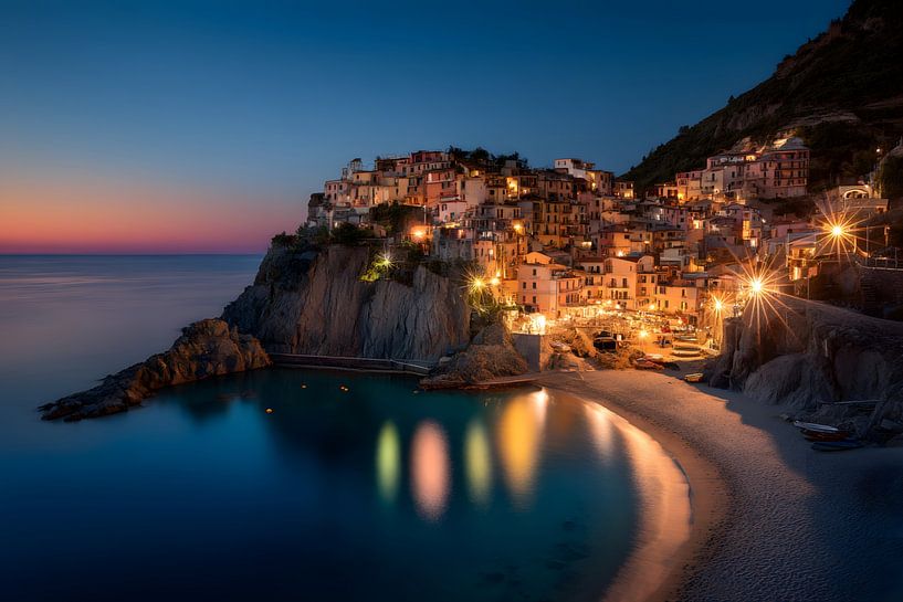 Blue hour by the sea by Skyfall