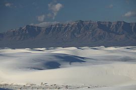White Sands Dunes National Monument in New Mexico USA by Frank Fichtmüller