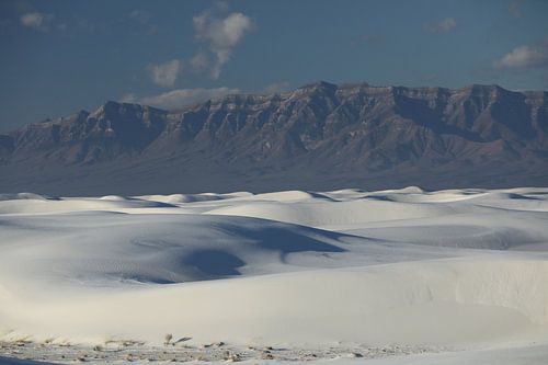White Sands Dunes National Monument au Nouveau-Mexique USA