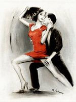 Latin American Dance Couple