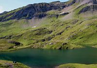 groene bergen en blauwe meren in Switzerland