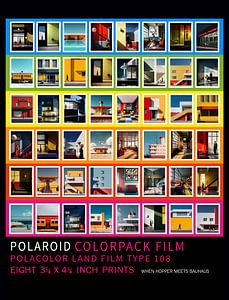 WHEN HOPPER MEETS BAUHAUS / POLAROID 108
