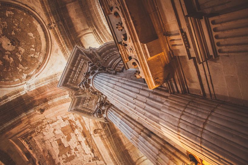 Column in the Cathedral of Cadíz, Spain by Maartje Abrahams