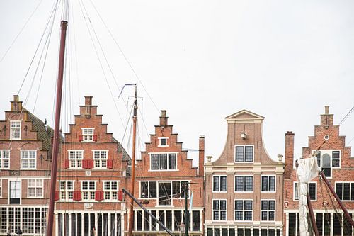 Canal houses Hoorn