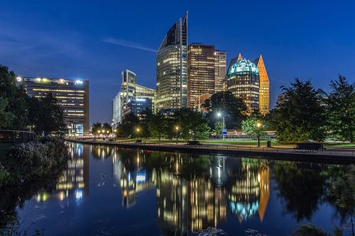 Skyline The Hague at night