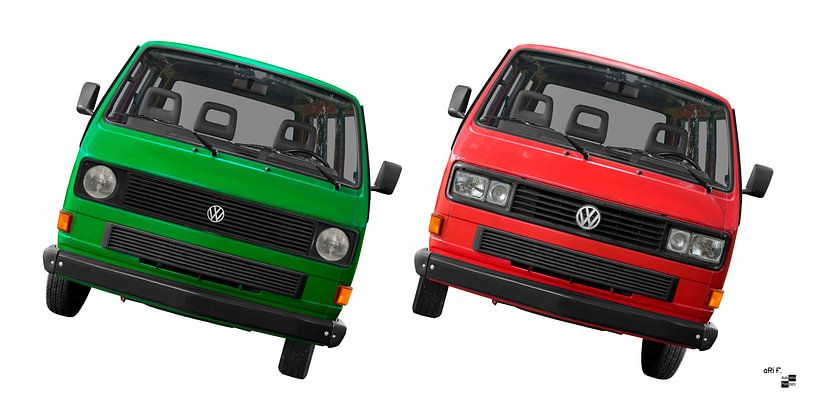 VW Bus T3 in 15 degrees by aRi F. Huber