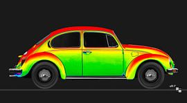 VW Käfer Neon Art Car von aRi F. Huber