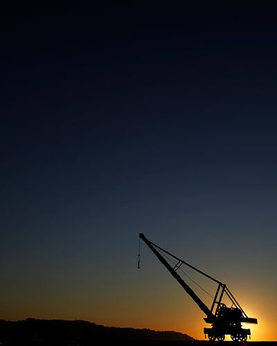 Hijskraan in Lissabon