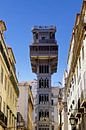 Lissabon: de Elevador de Santa Justa van Berthold Werner thumbnail