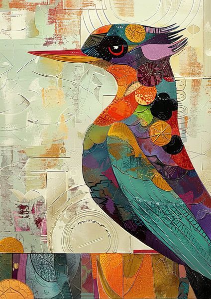Bird Abstract by Abstract Painting