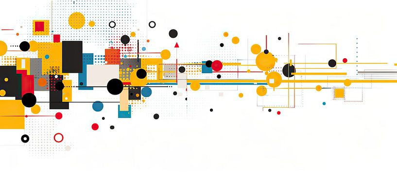Bauhaus Japandi Abstrakt | Japandi von Kunst Laune