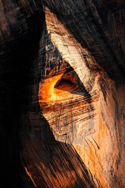 Stone formation with play of light by Poster Art Shop