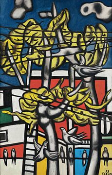 Fernand Léger, Oiseaux dans les arbres, 1953
