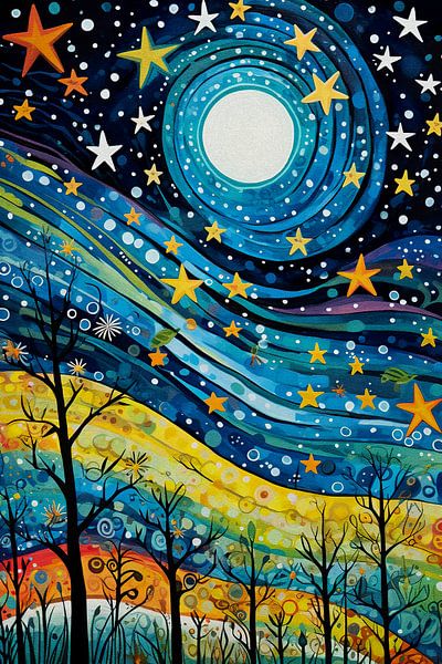 Paysage nocturne de rêve par Whale & Sons