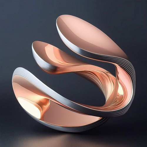 Metal mould with pattern