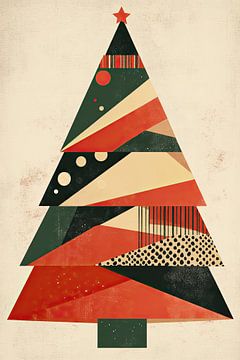 Kerstboom abstract van Bert Nijholt